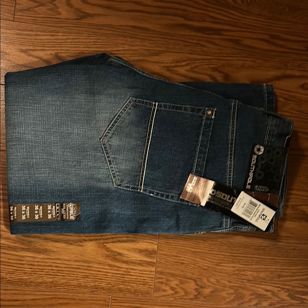 South Pole Blue Relaxed Fit Jeans with Premium Denim